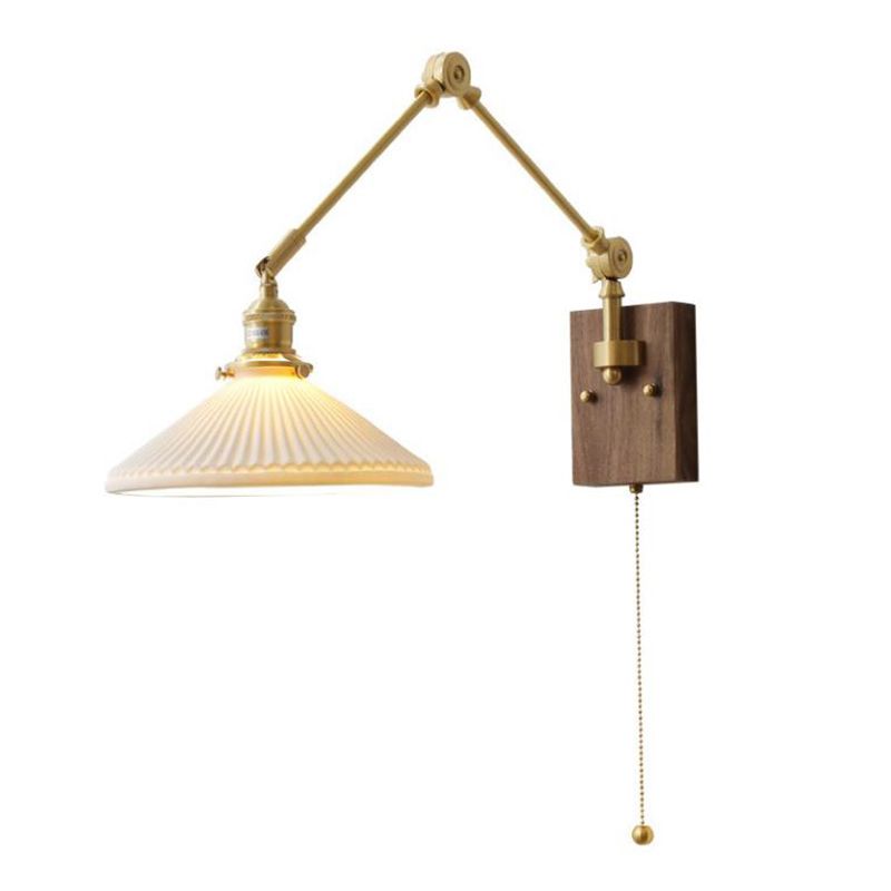 Muto lampa ścienna nowoczesna, składana i regulowana, metalowa, do pokoju studyjnego