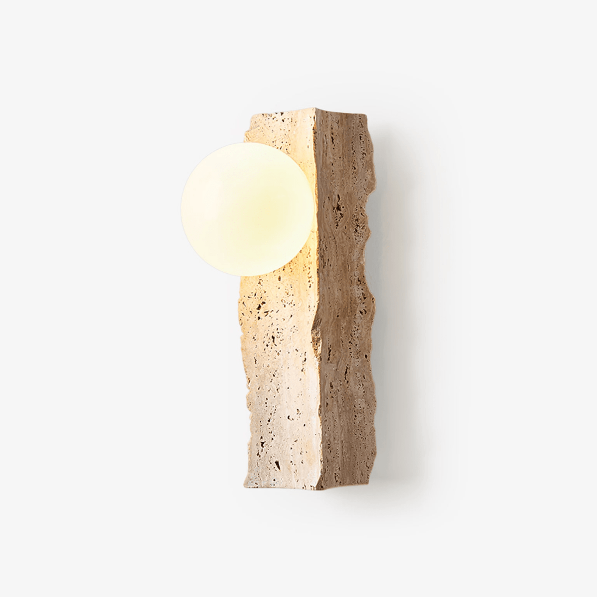 Elnoren Organic Travertine Kinkiet
