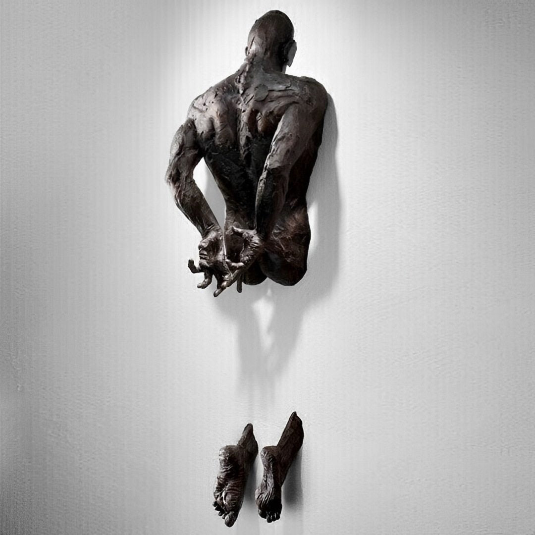Rzeźba ścienna Morvayne z dynamicznego zbioru Human Sculpture