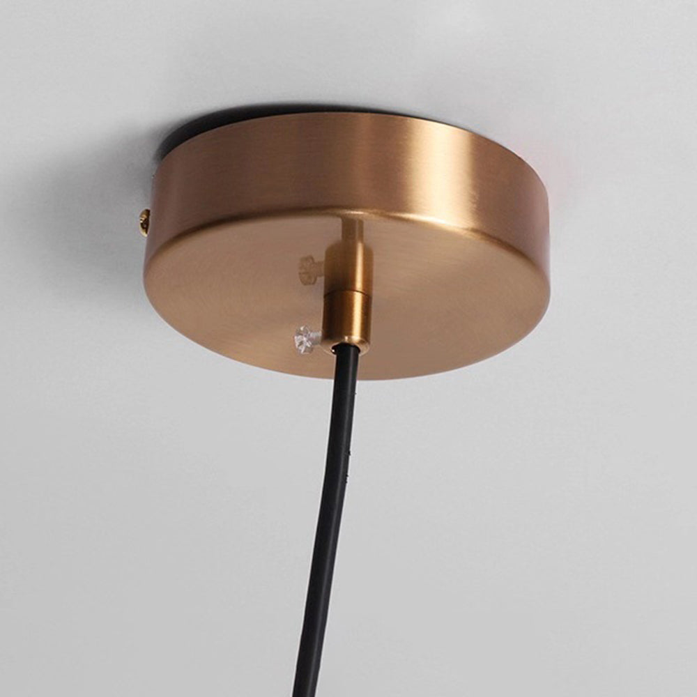 Valentina minimalistyczna lampa wisząca ze szkła w kształcie kropli, Smoke Gray/Biały