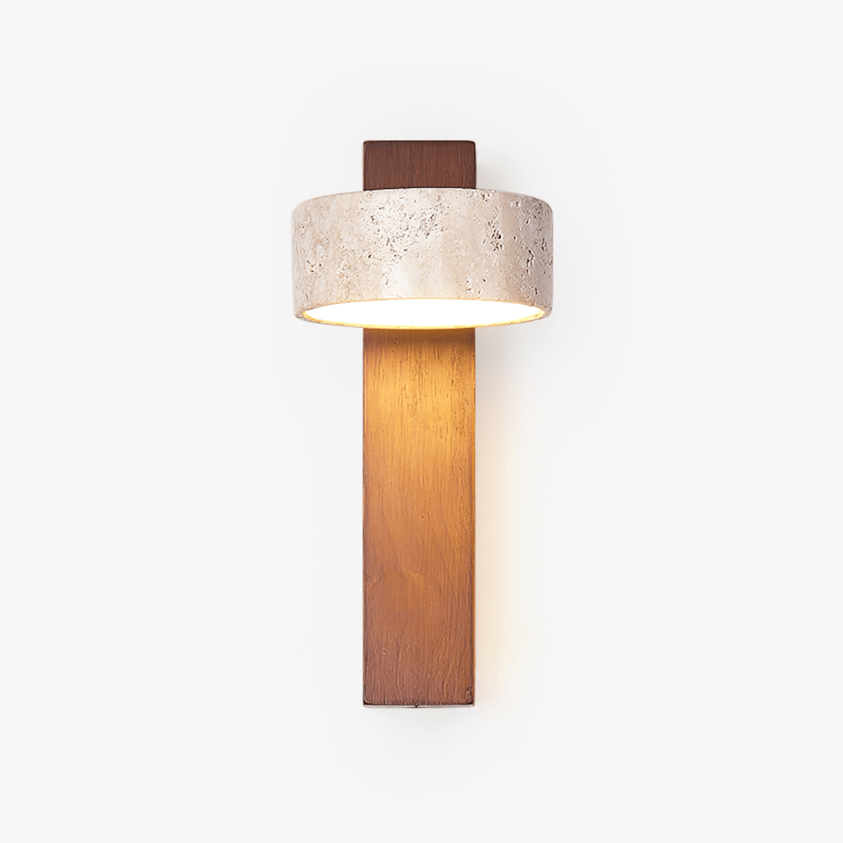 Tavalina Cylinder-Stack Travertine kinkiet