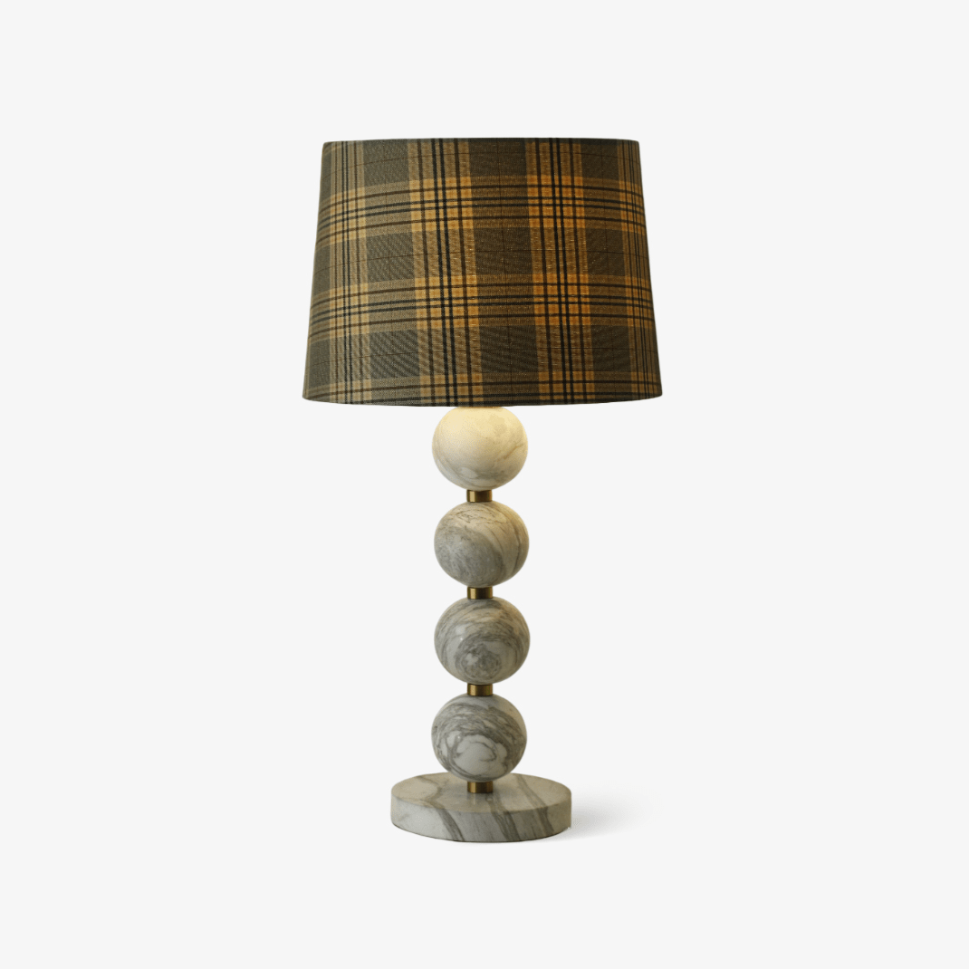 Rowan nowoczesna lampa stołowa z marmuru