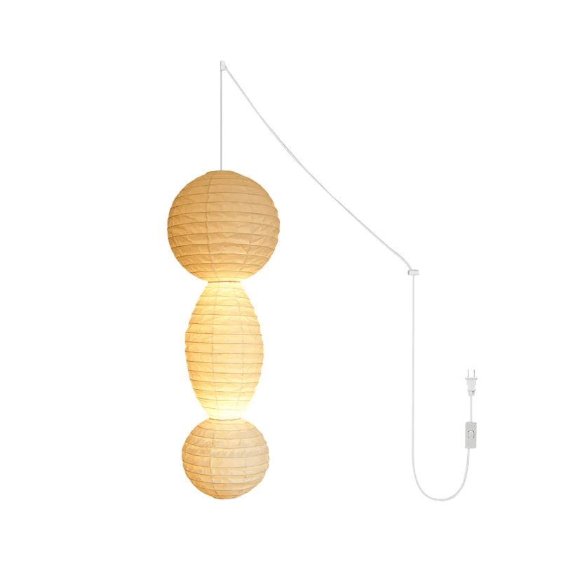 Dov minimalistyczna lampa wisząca z papieru