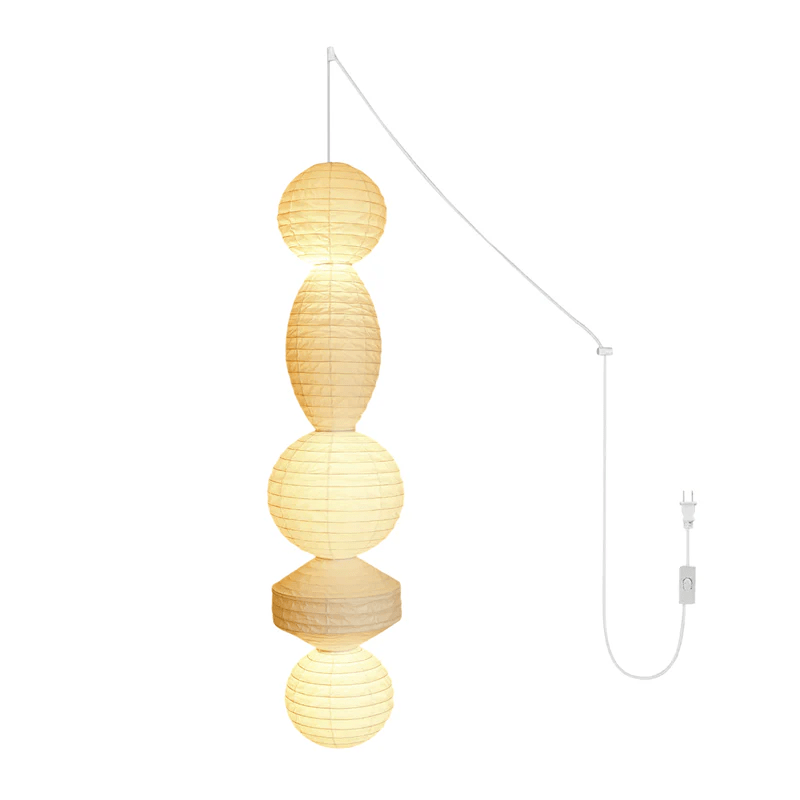 Dov minimalistyczna lampa wisząca z papieru