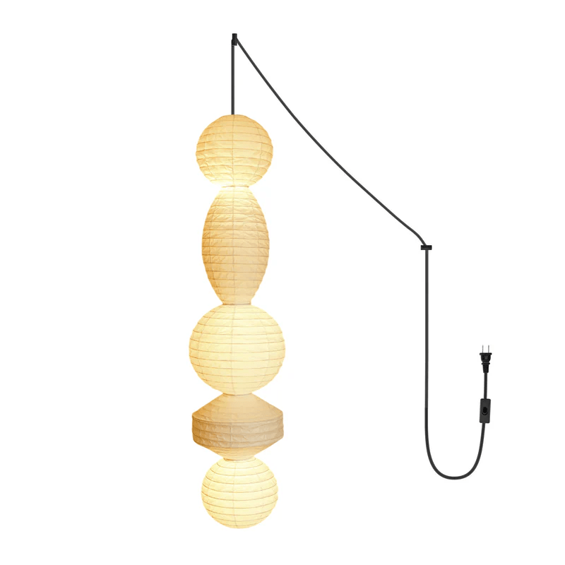 Dov minimalistyczna lampa wisząca z papieru