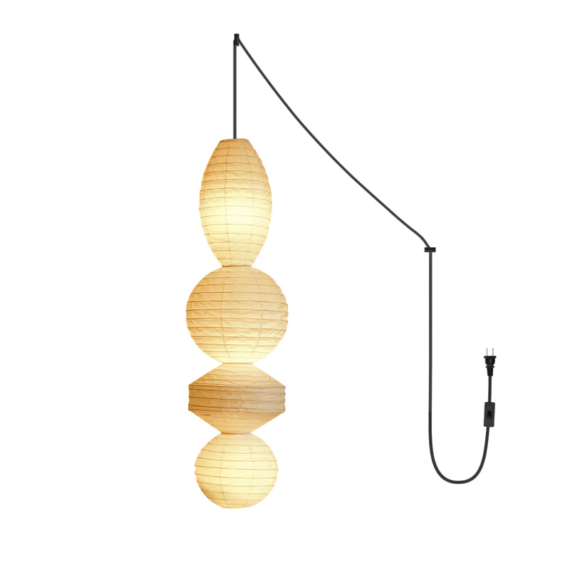 Dov minimalistyczna lampa wisząca z papieru