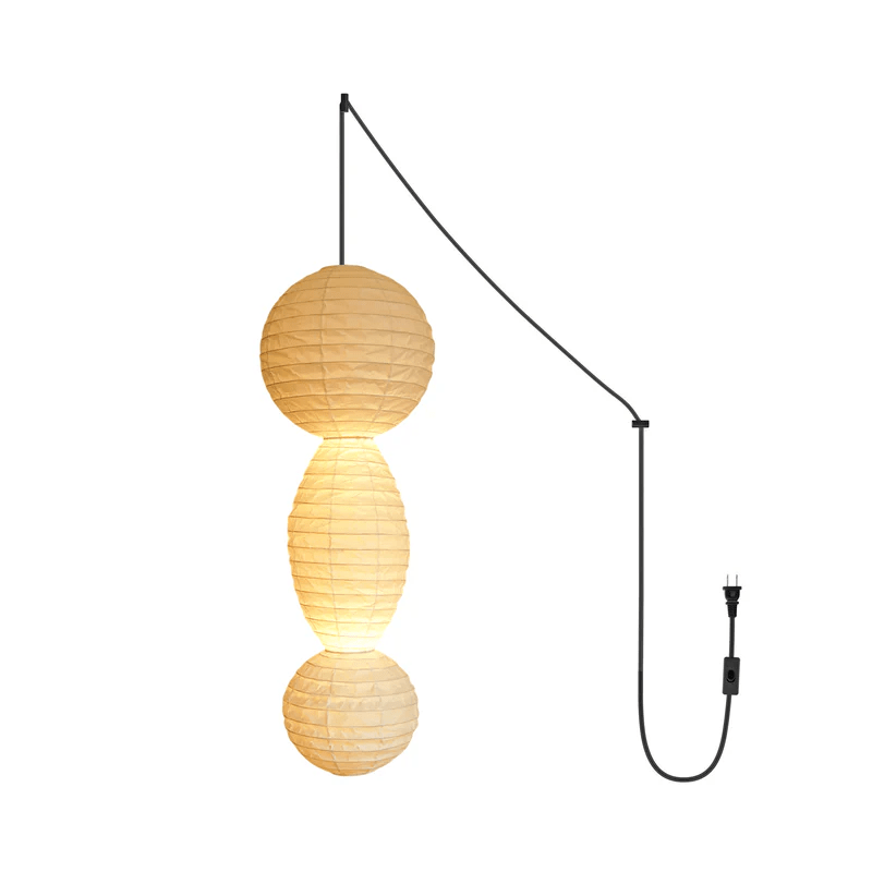 Dov minimalistyczna lampa wisząca z papieru