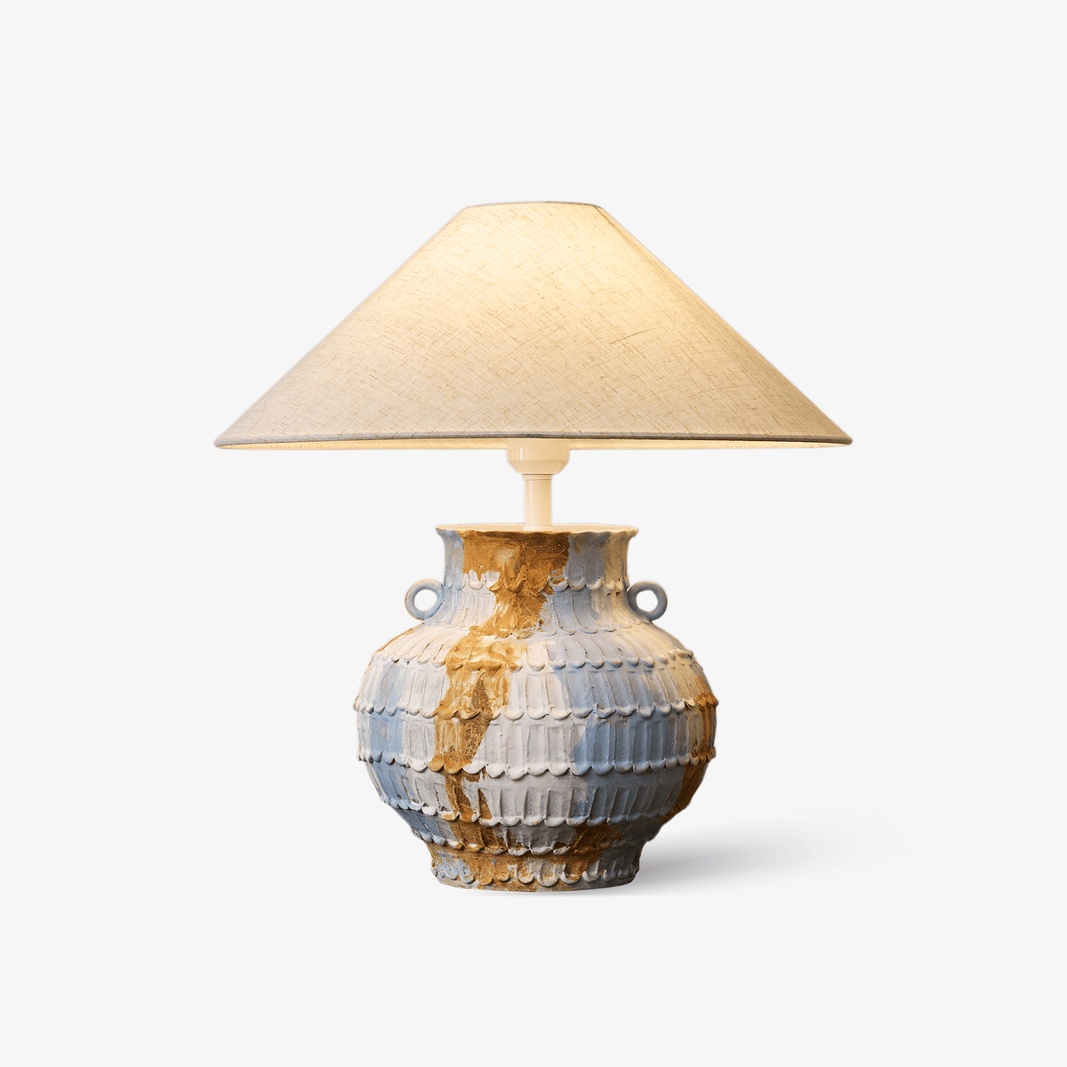 Artisan Rustic ceramika lampa stołowa