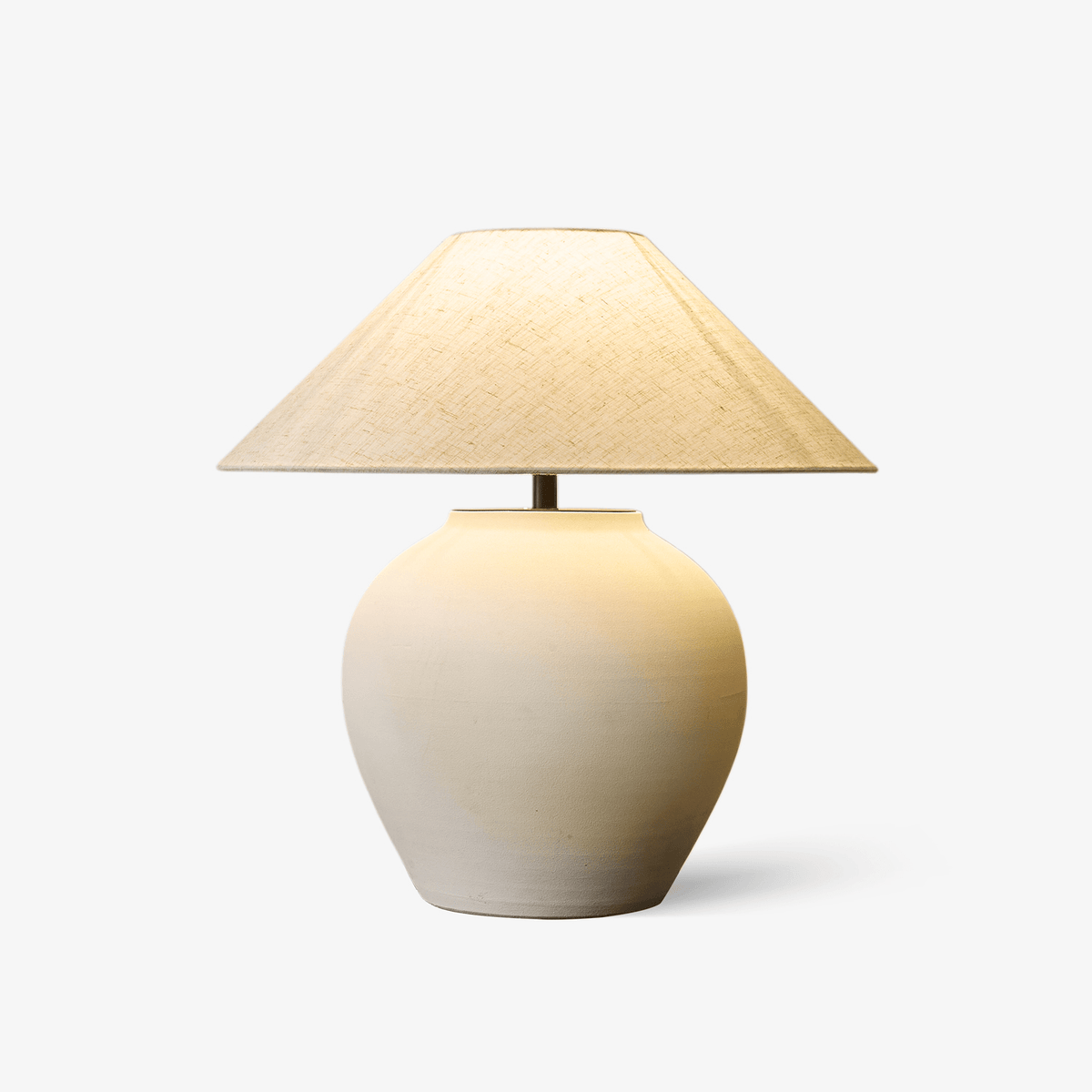 Lampa stołowa Minimalist Cone w kolorze białym