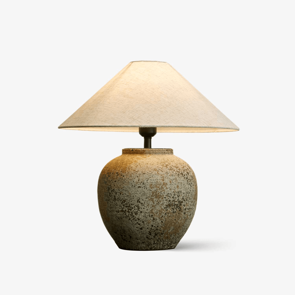 Wells rustykalna lampa stołowa z ceramiki