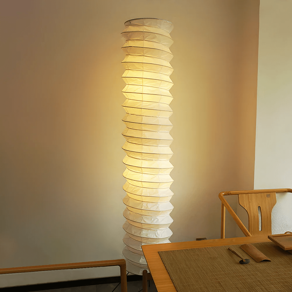 Soraine minimalistyczna lampa stojąca z papieru ryżowego