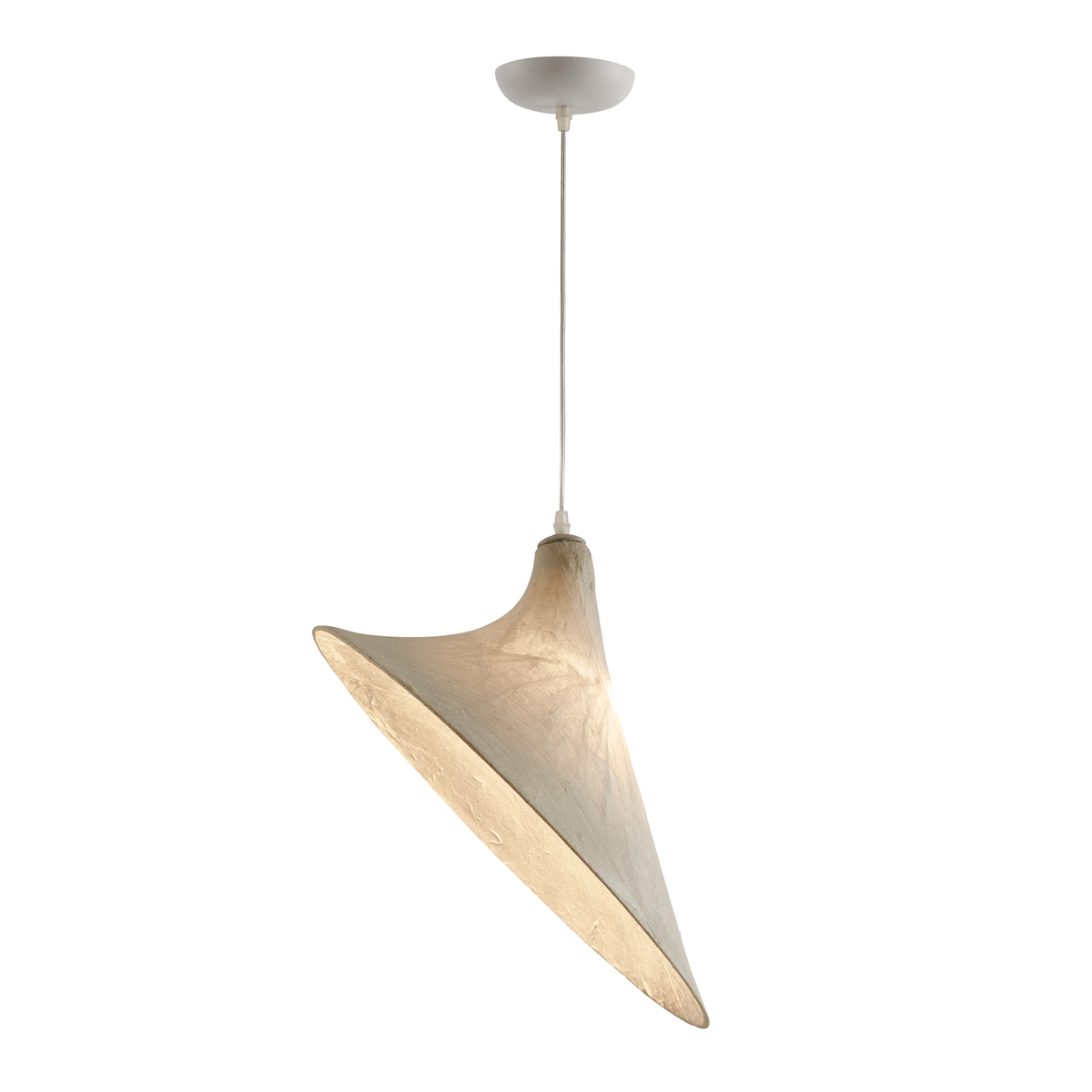 Terieira wisząca lampa ze szkła Terieira Drift Silk