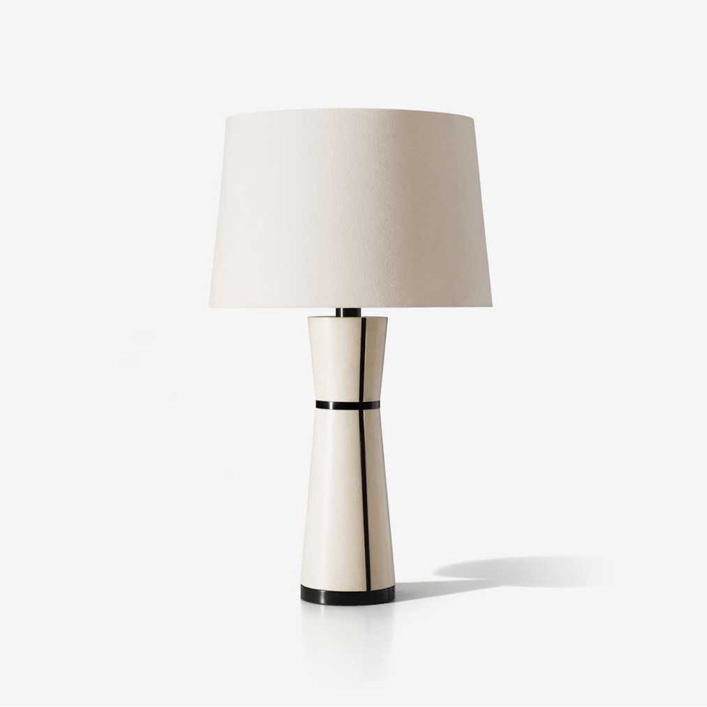 Lampa stołowa Mireria ze skóry
