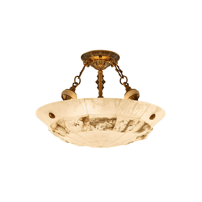 Dorevaux lampa sufitowa z alabastrem