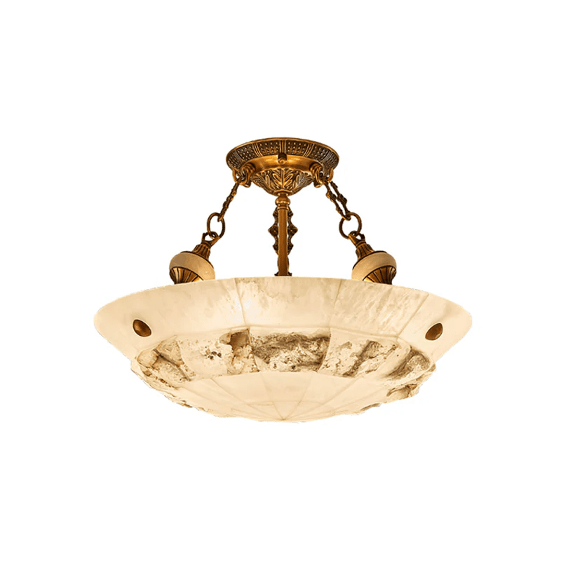 Dorevaux lampa sufitowa z alabastrem