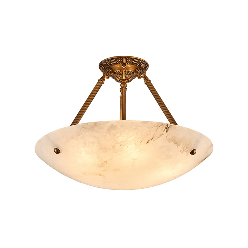 Belvarien lampa sufitowa z alabastrem