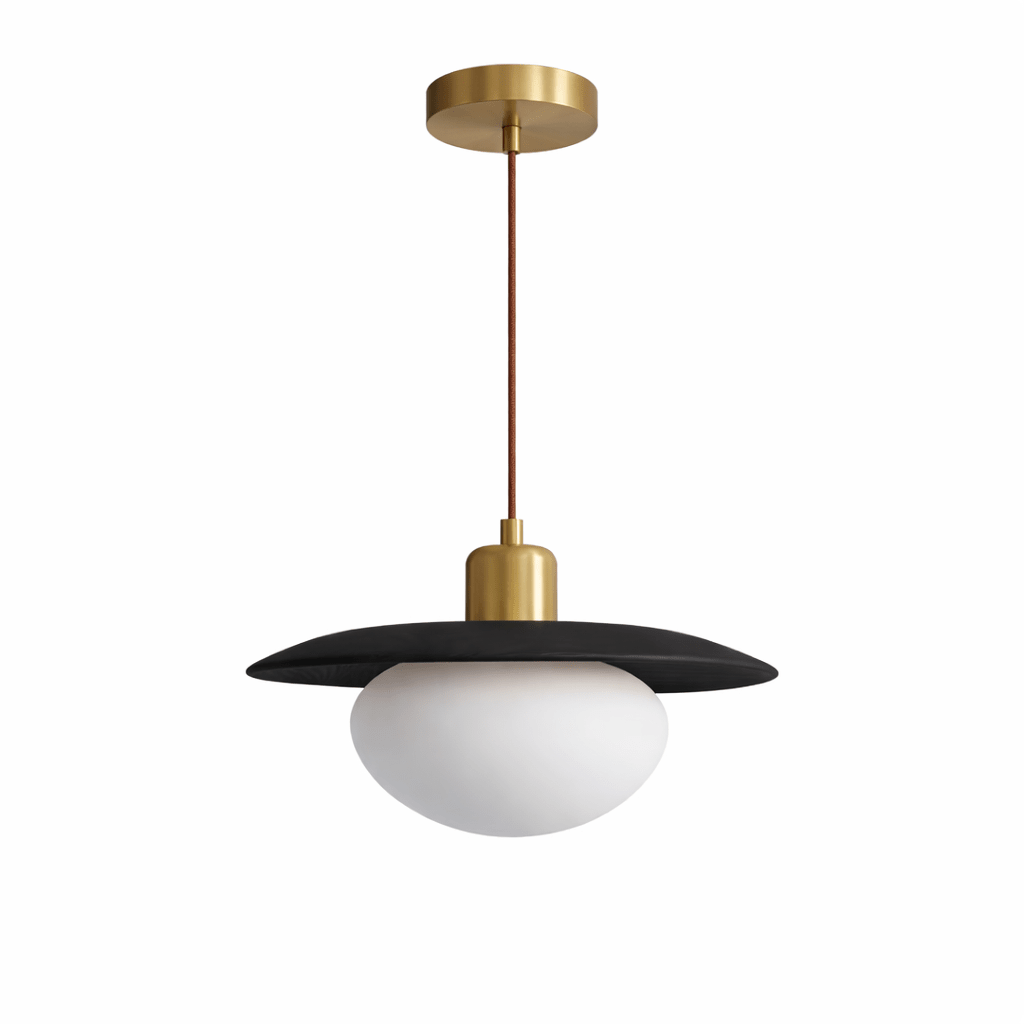 Solmere Alabaster drewniana lampa wisząca