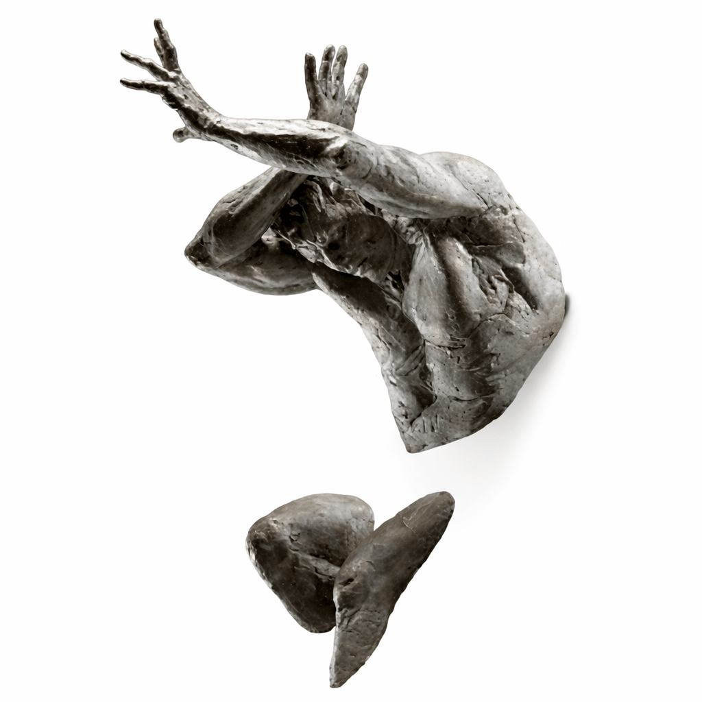 Rzeźba ścienna Morvayne z dynamicznego zbioru Human Sculpture