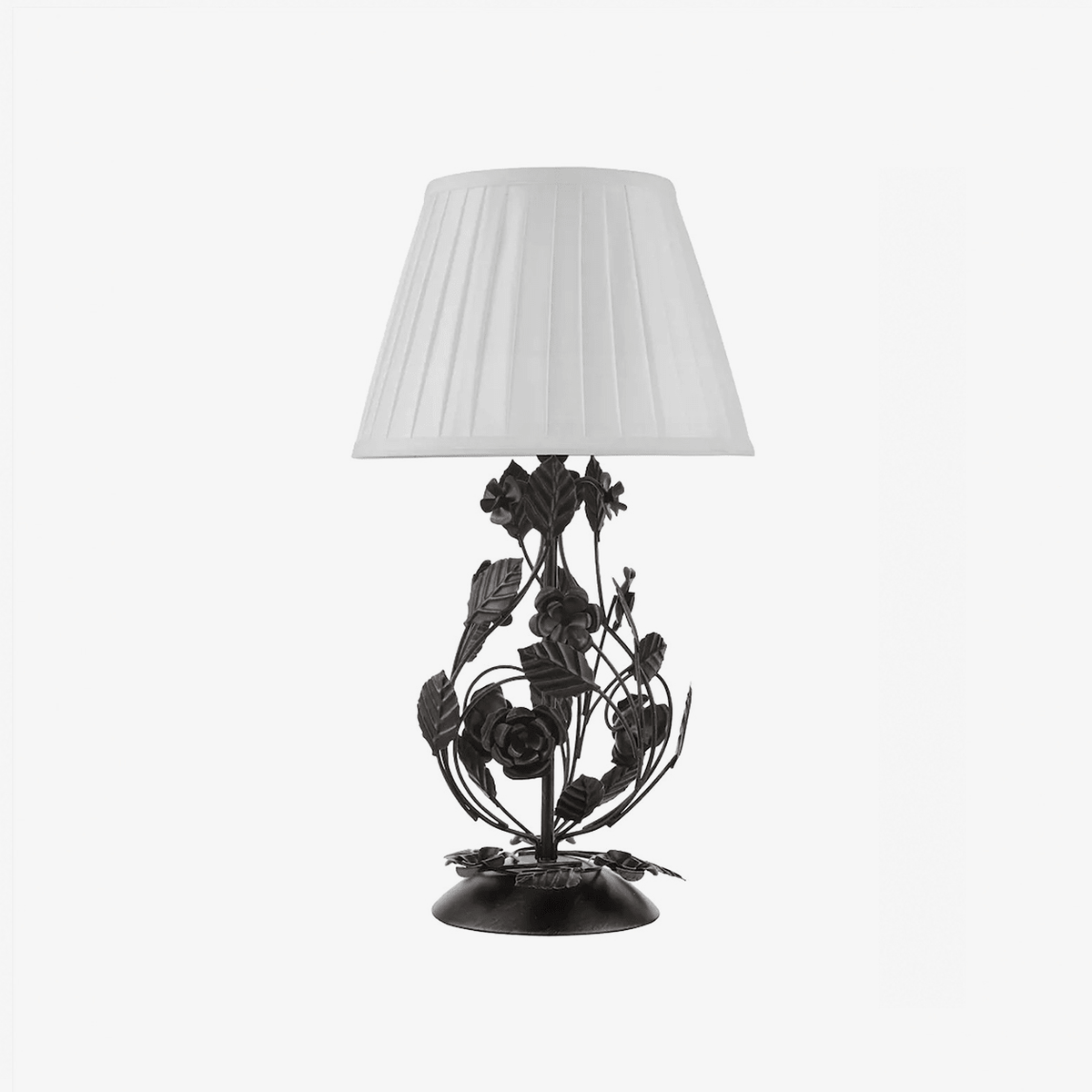 Elarenne żyrandol ze stali kutych w kształcie róży lampa stołowa