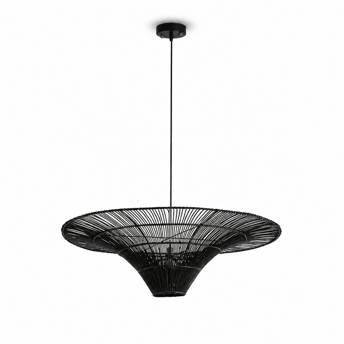 Rattan lampa wisząca