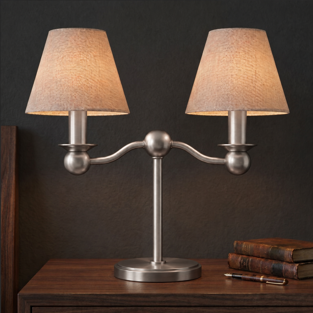 Graftwick Lampa Stołowa Z Tkaniny