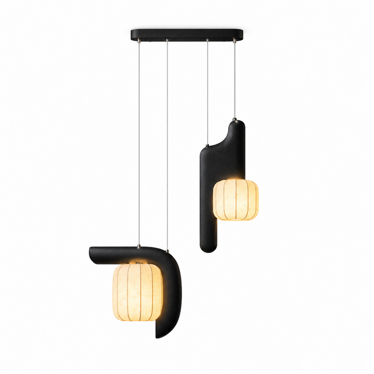 Ulverstone Lampa wisząca z papieru falistego