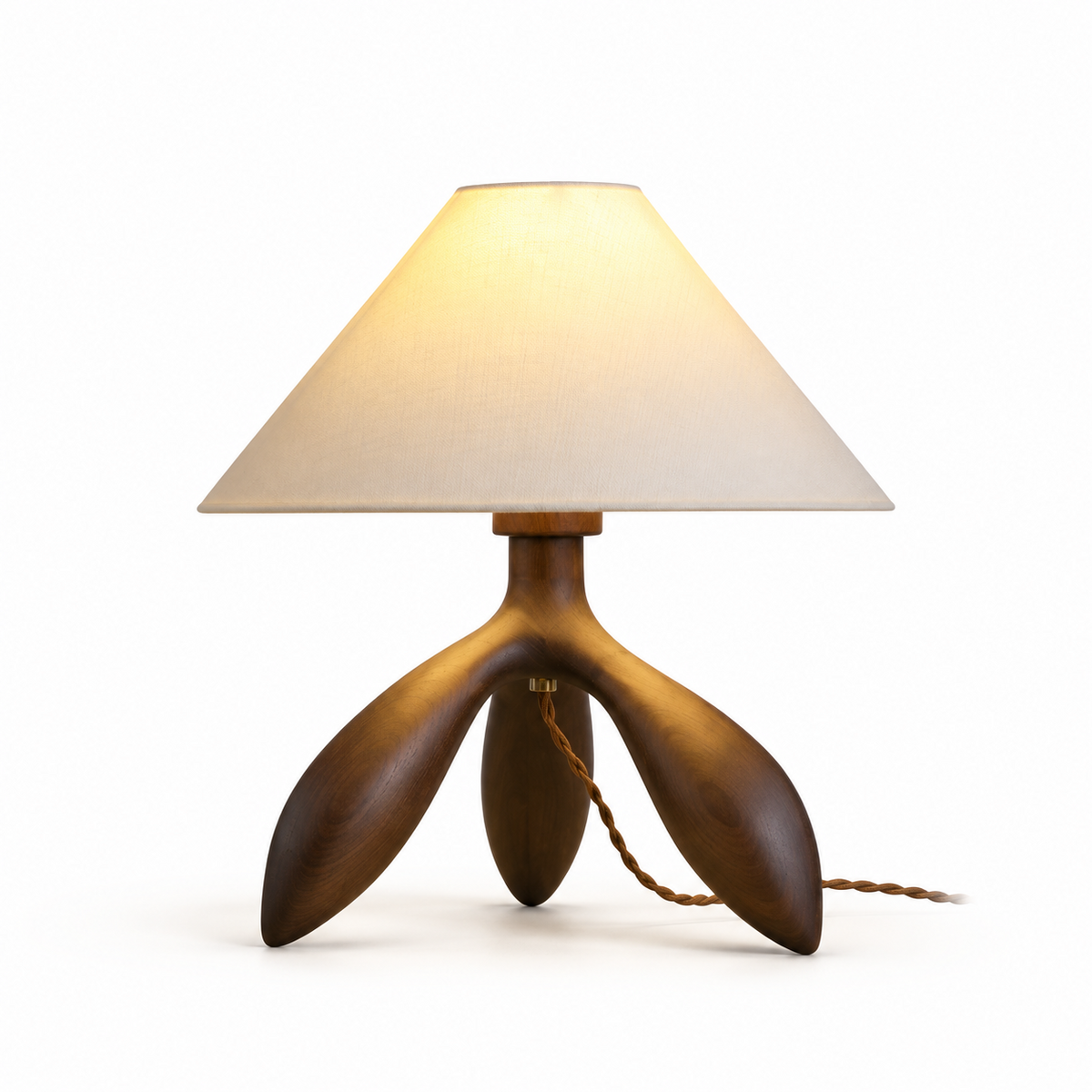 Vardencombe Lampa stołowa z drewna