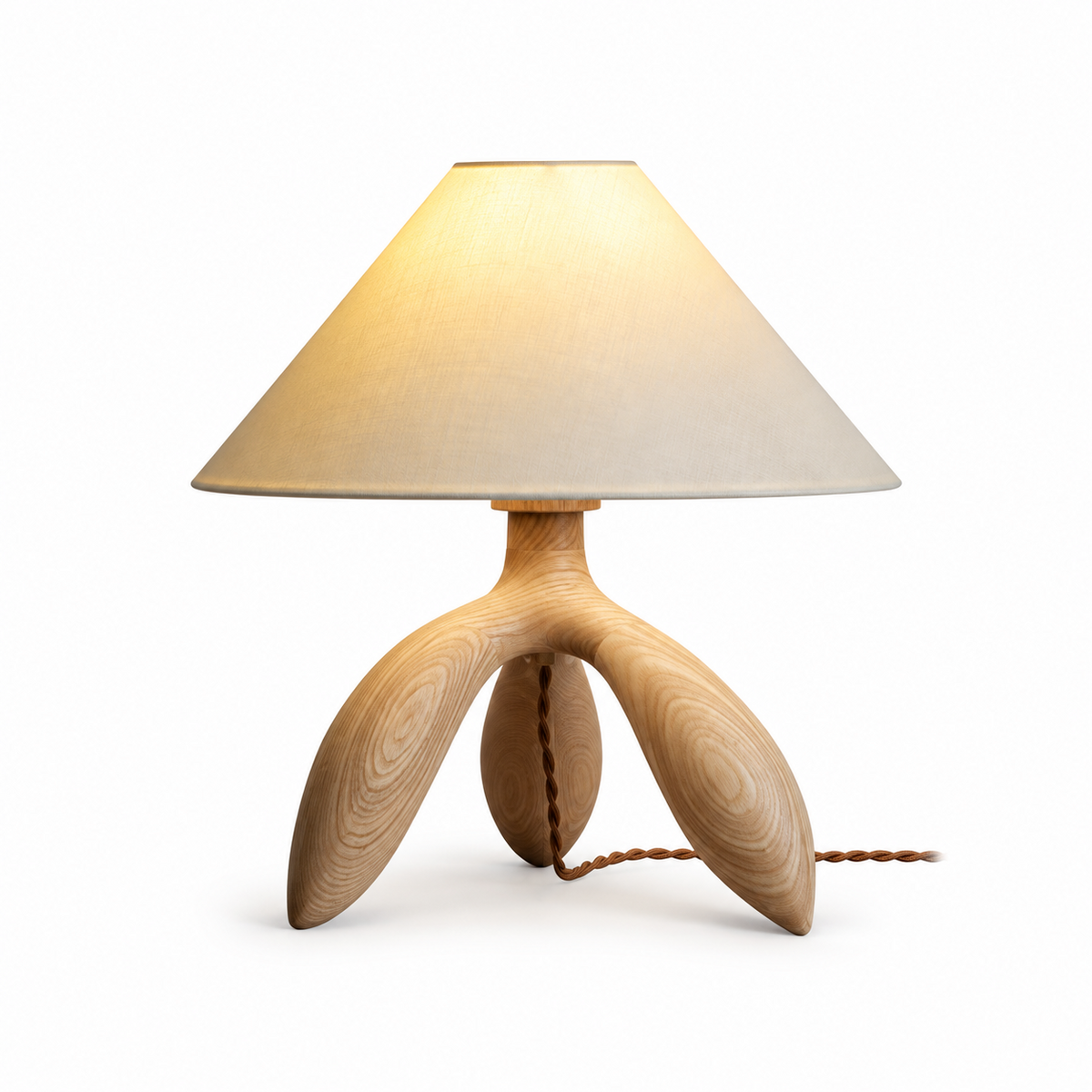 Vardencombe Lampa stołowa z drewna