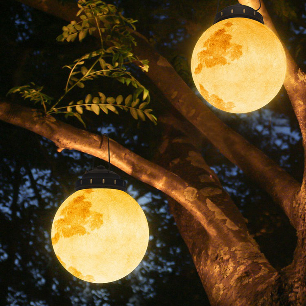 Ray Moon nowoczesna lampa wisząca w kształcie kuli ze szkła, metal/żywica/włókno szklane