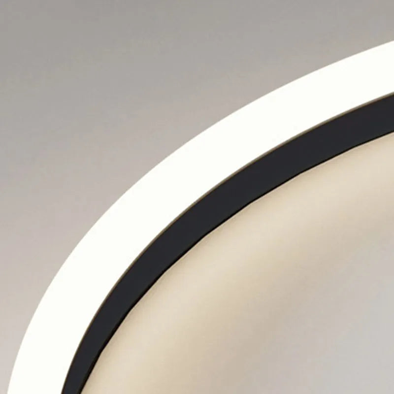 Arisha nowoczesna lampa sufitowa montowana bezpośrednio okrągła LED metalowa, biała/czarna