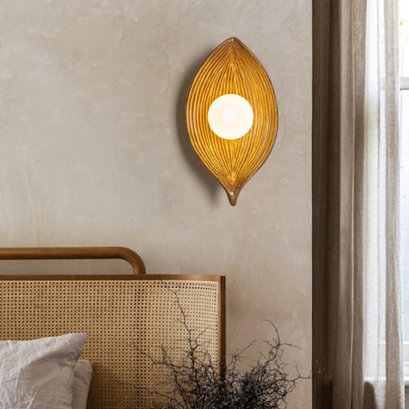 Aria nowoczesna lampa ścienna LED czarny/biały/drewno salon