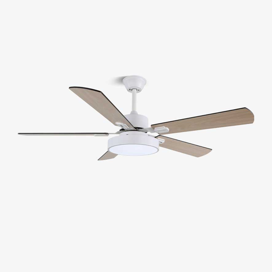Aerilux nowoczesna lampa sufitowa z wentylatorem drewniana