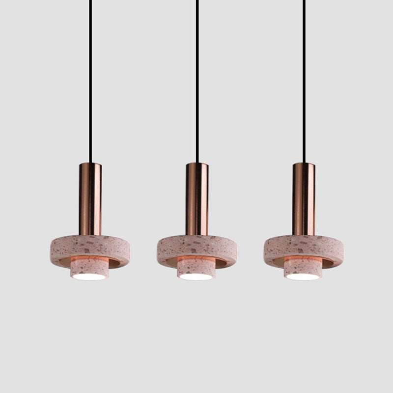 Arisha nowoczesna lampa wisząca LED Art Deco kolorowa w kolorze terazzo