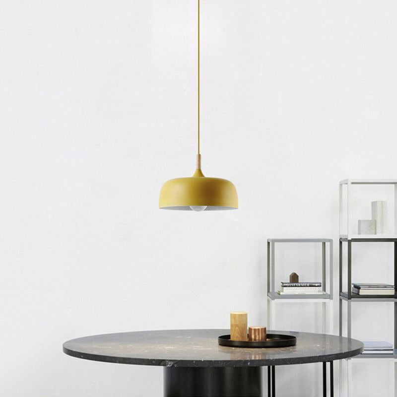 Aria nowoczesna lampa wisząca kopuła Macaron jadalnia