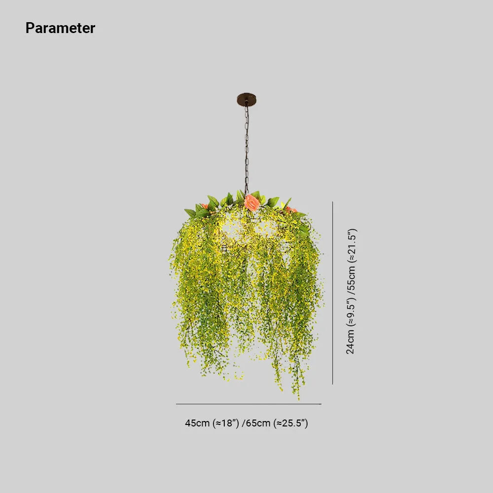 Ritta Art Natural Plant/Flower Decor lampa wisząca do salonu