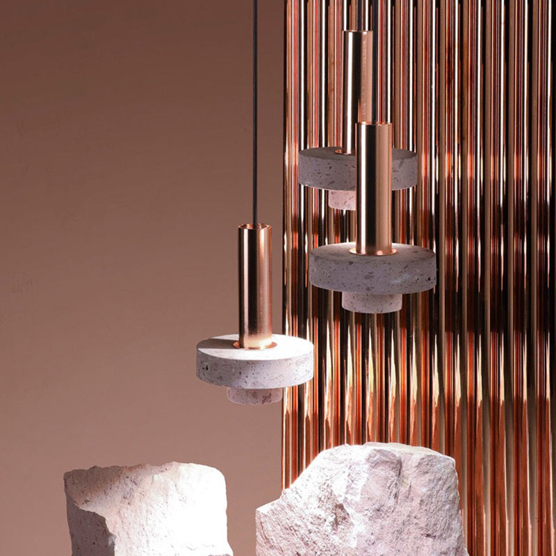 Arisha nowoczesna lampa wisząca LED Art Deco kolorowa w kolorze terazzo