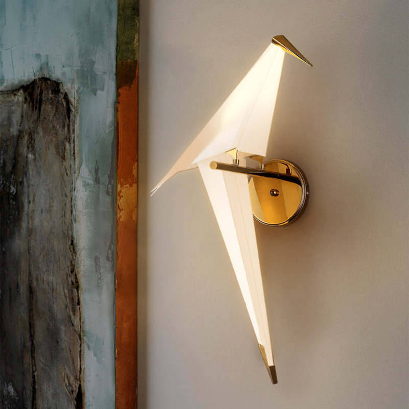 Kinkiet ptak vintage/styl Art-Déco / sypialnia