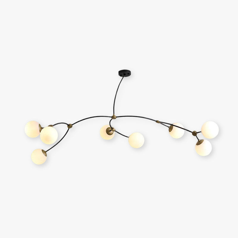 Valentina minimalistyczny elegancki unikalny gałęziowy żyrandol, salon