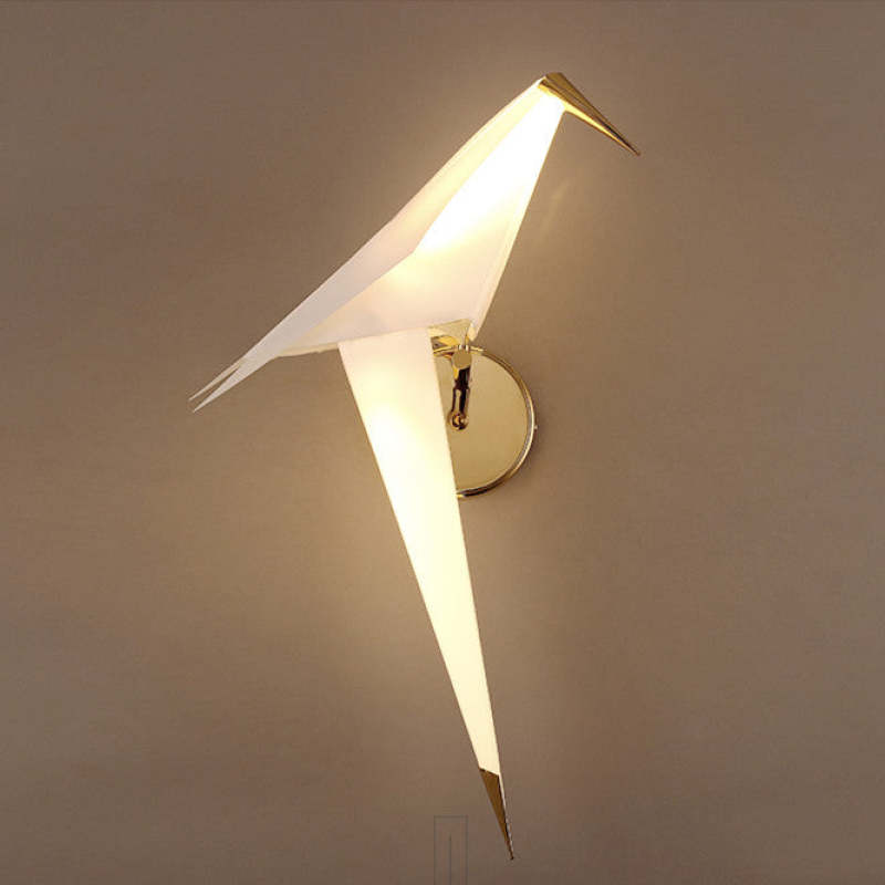 Kinkiet ptak vintage/styl Art-Déco / sypialnia