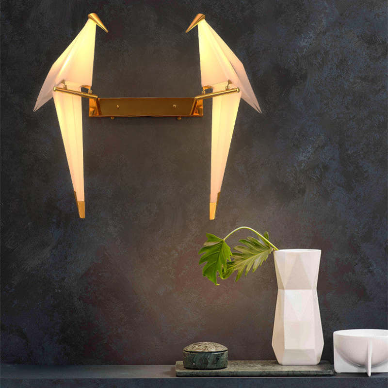 Kinkiet ptak vintage/styl Art-Déco / sypialnia