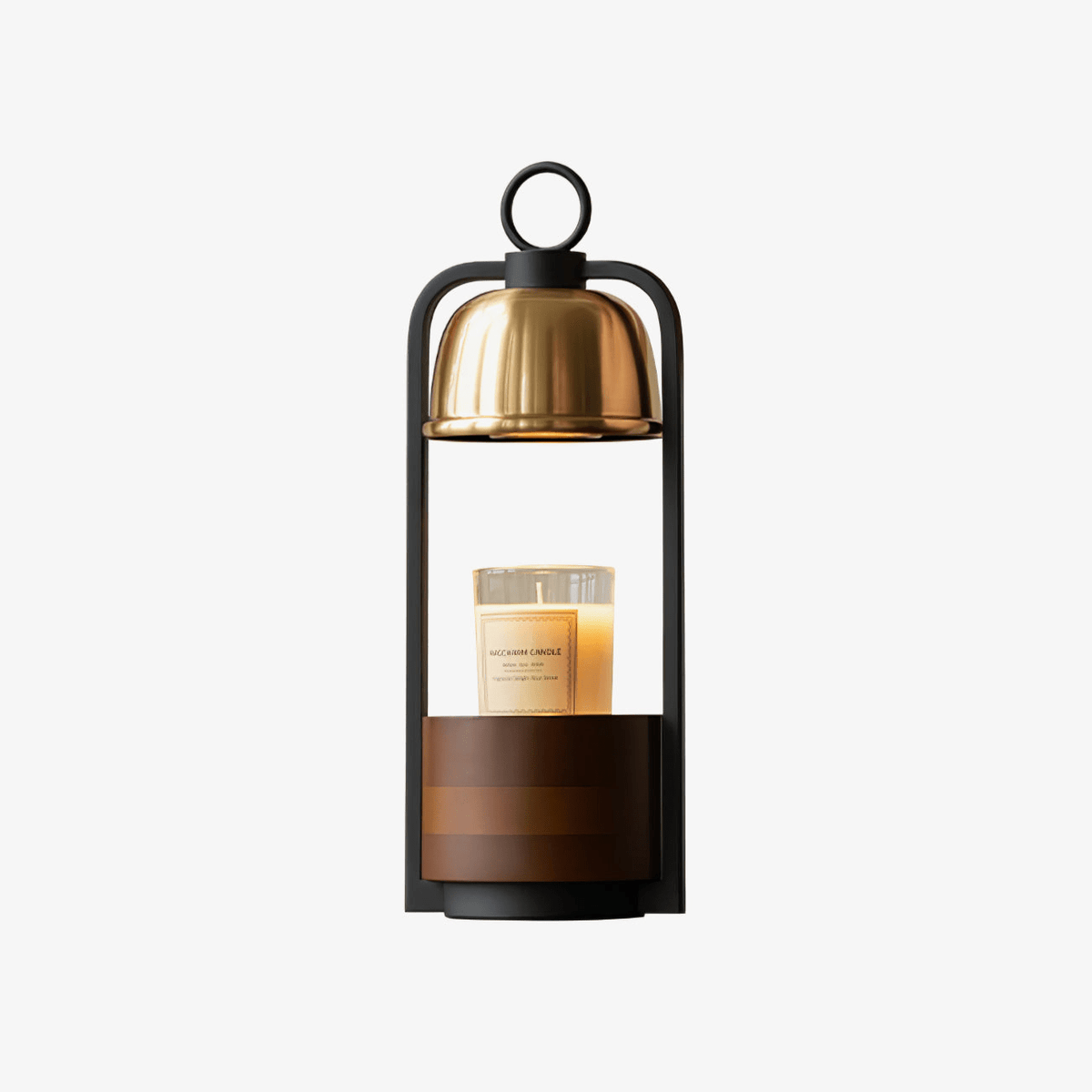 Lampa stołowa Rosa z drewna orzechowego
