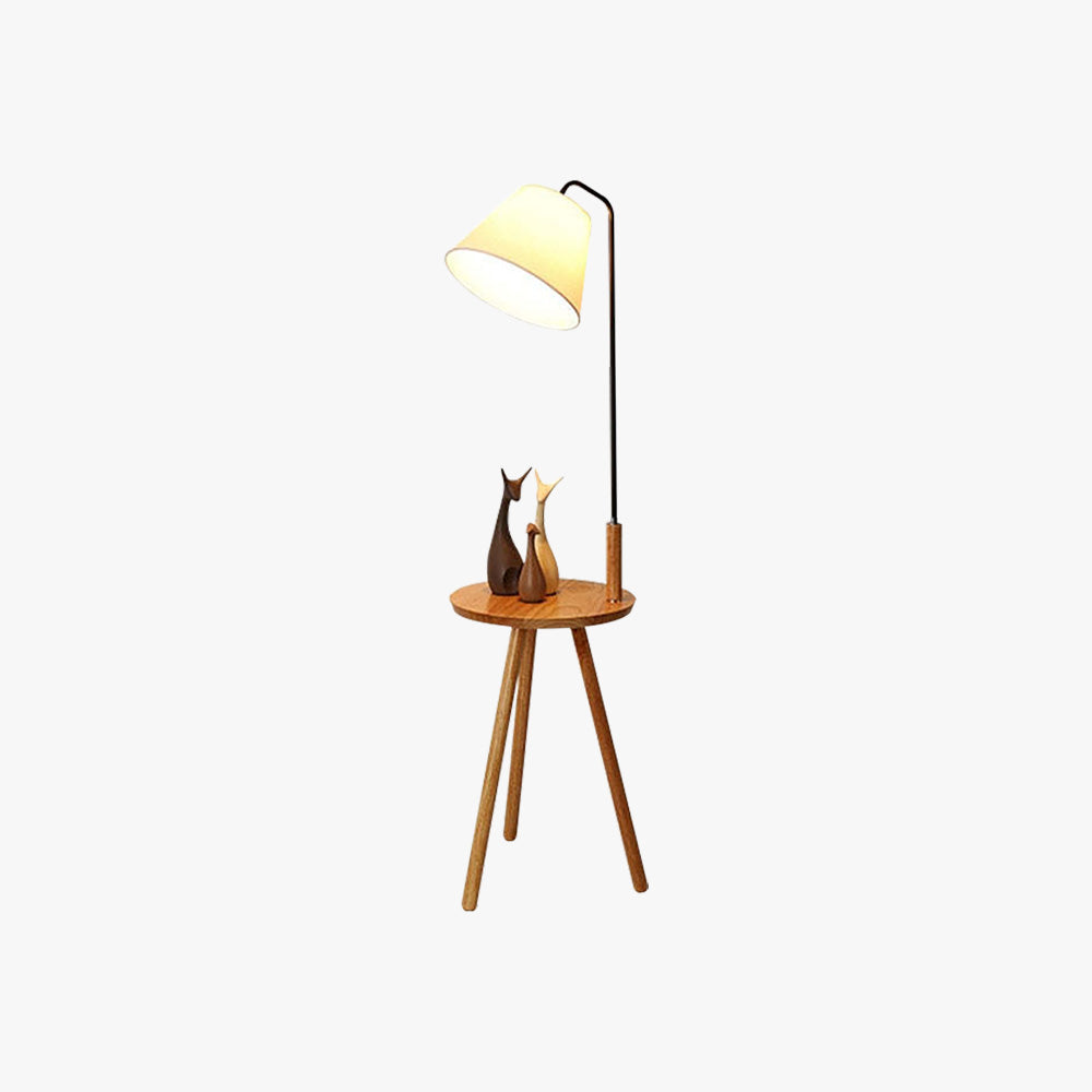 Ozawa Fable lampa stojąca z podstawą, 2 kolor drewniany