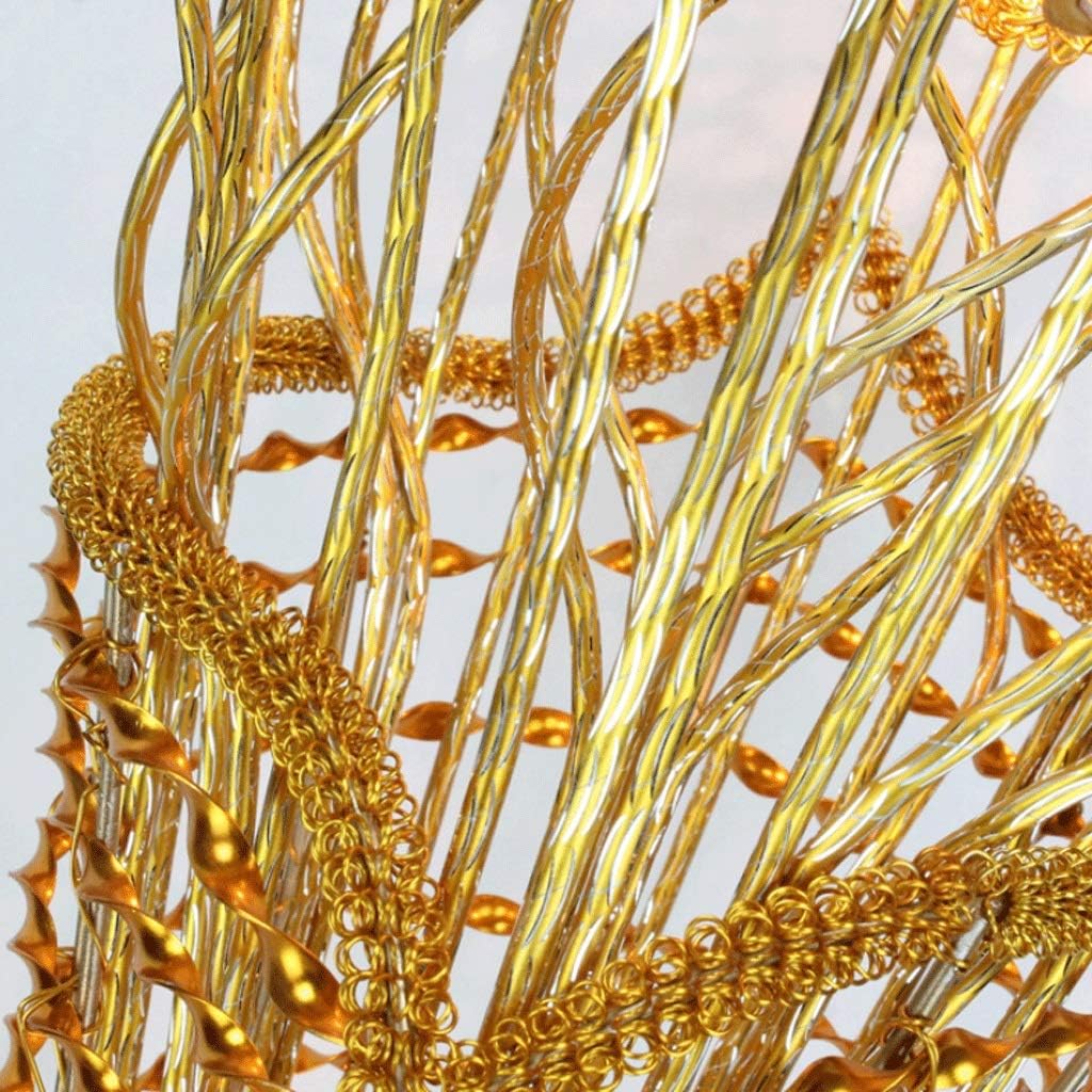 Lampa stojąca Bella Art Deco Vase Gold Metal, pokój dzienny