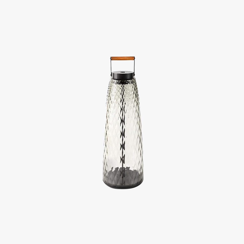 Ray Vintage latarnia metalowa ze szkła zewnętrzna lampa stojąca