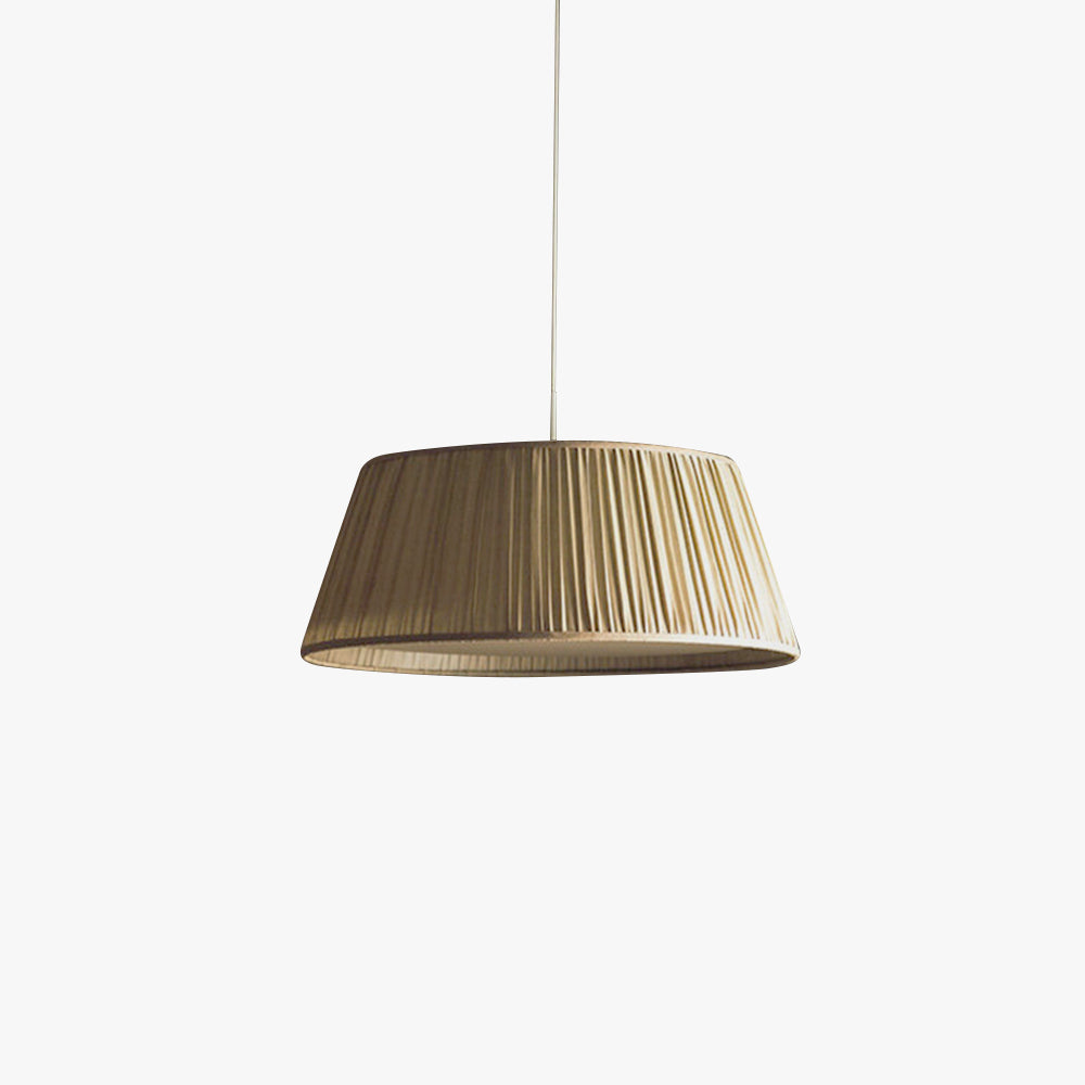 Ritta lampa wisząca ze złożonego płótna Wabi Sabi, metal/tekstylia, salon