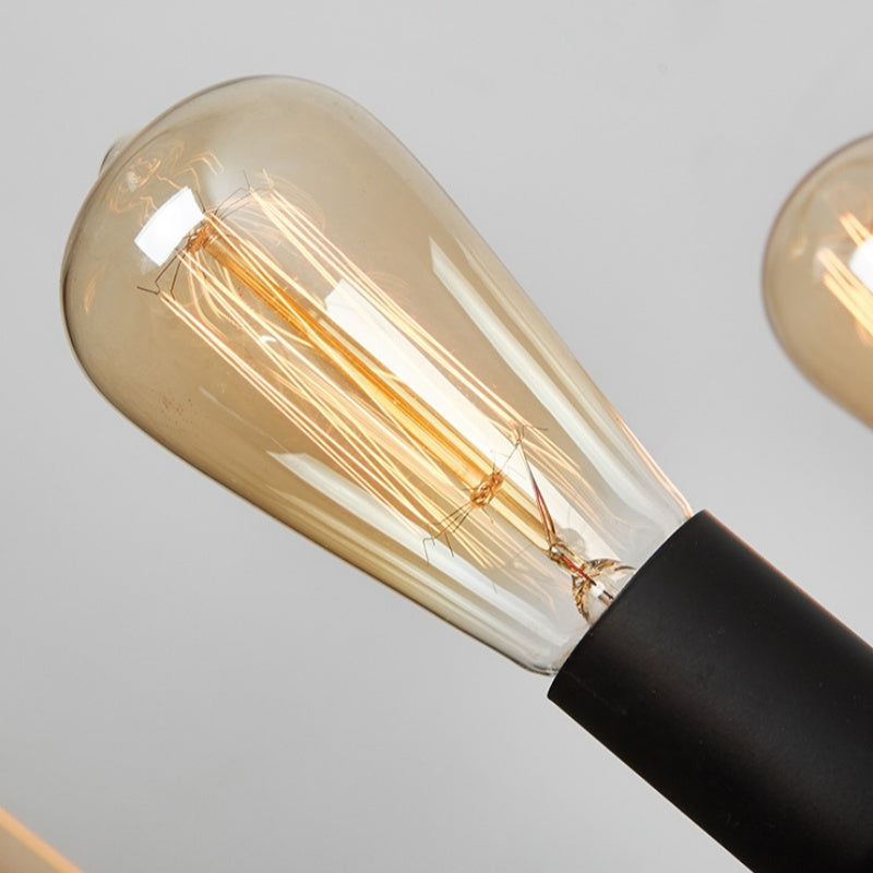 Silva Vintage LED żyrandol brązowy metalowy salon/kawiarnia