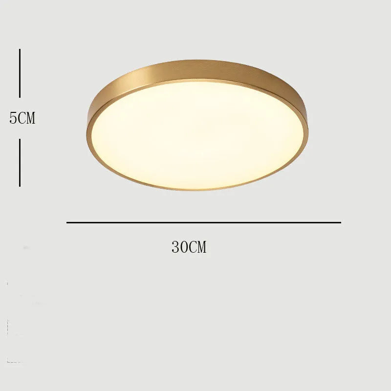 Arisha nordycka lampa sufitowa LED złota kula, metal i