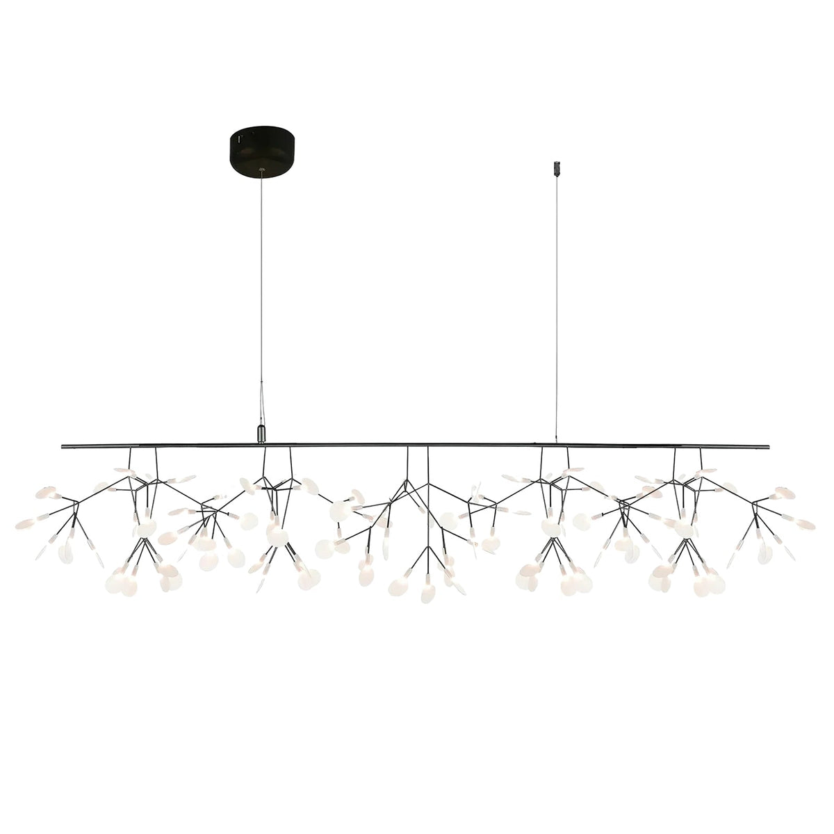 Czarny żyrandol Firefly LED