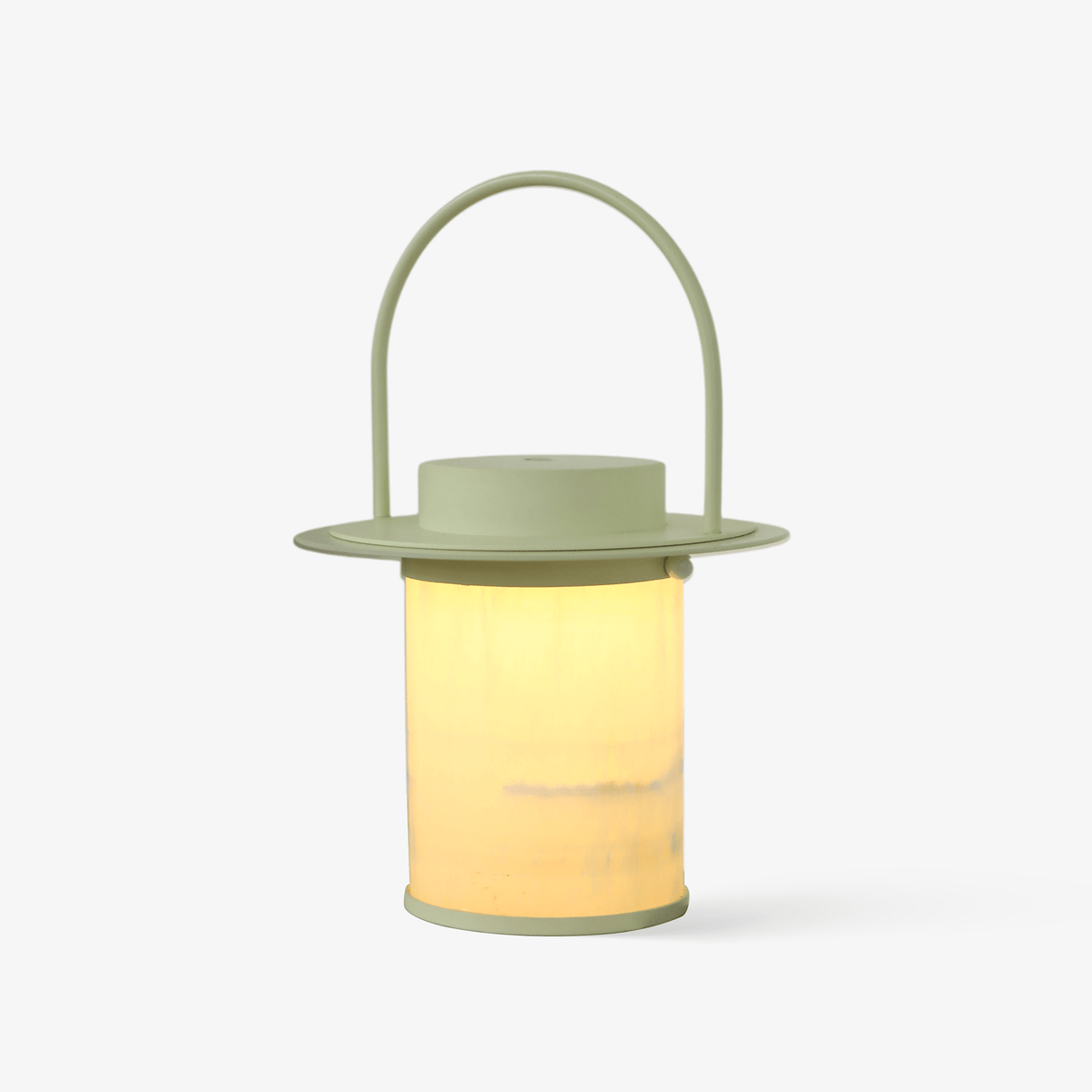 Podnoszona przenośna lampa stołowa z alabastrem i akumulatorem