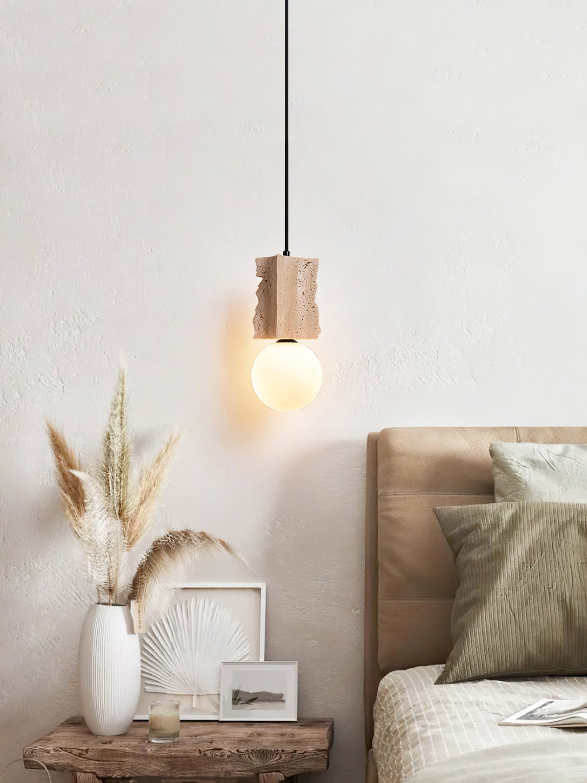 Travertine Raw Edge lampa wisząca